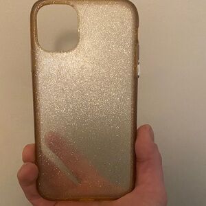 Glitter Gold Phone Case for iPhone 11